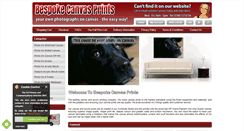 Desktop Screenshot of bespokecanvasprints.co.uk